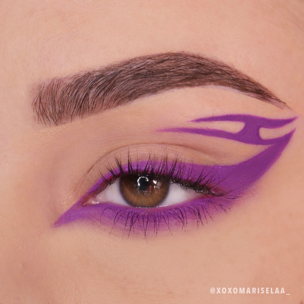 Statement Eyeliner Gel Pencil Waterproof Purple Violet Mechanical Smooth Pencil